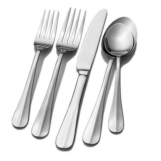 Pfaltzgraff® Simplicity 42-Piece Flatware Set in Silver