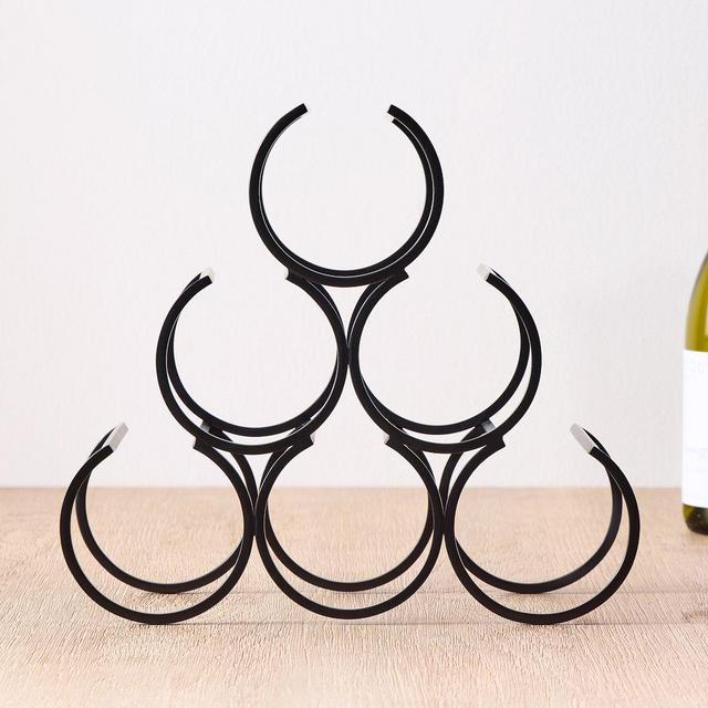 Streamline Metal Bar Wine Rack Wine Rack Metal Dark Bronze Each  
