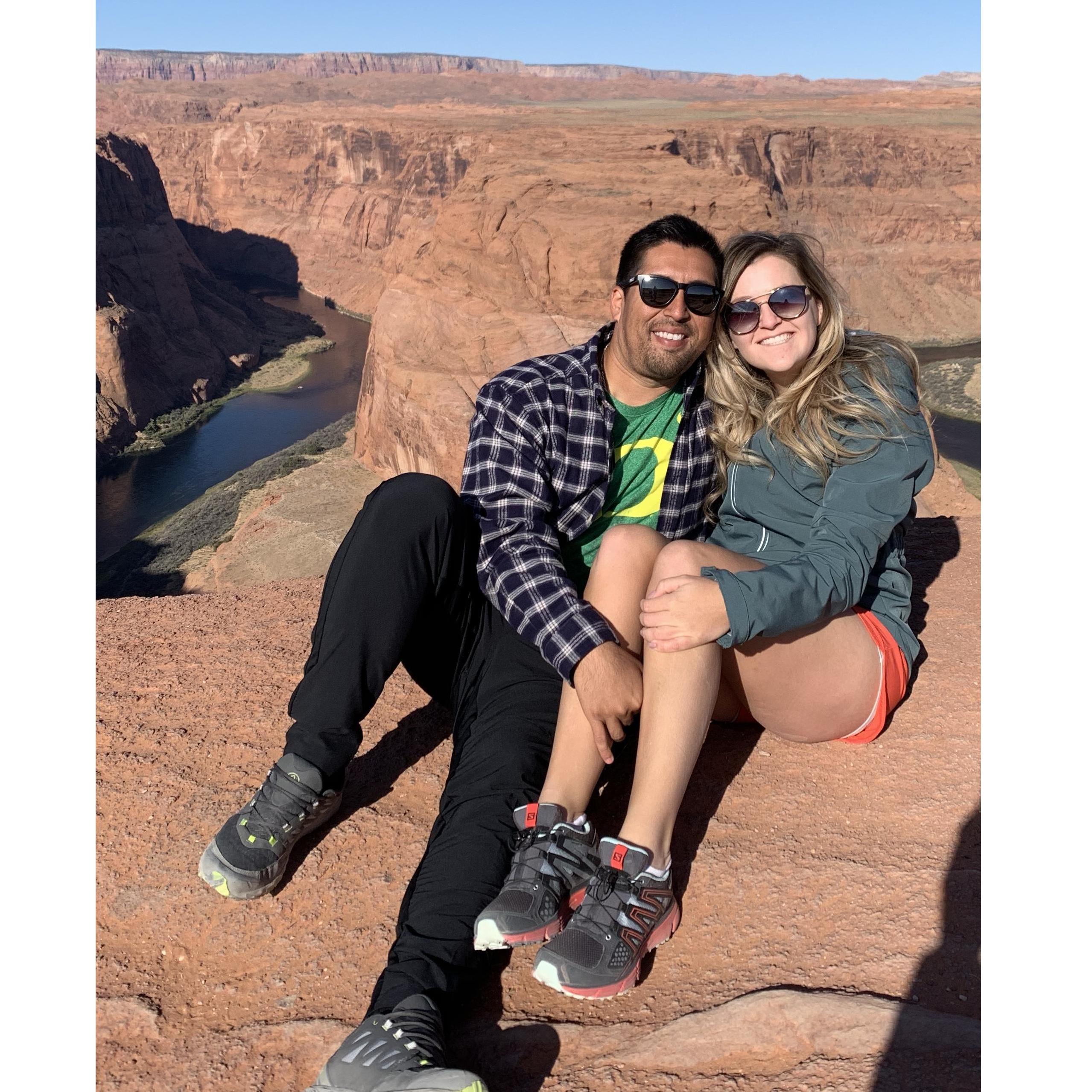 Our first road trip. Stop #1, Horseshoe Bend.