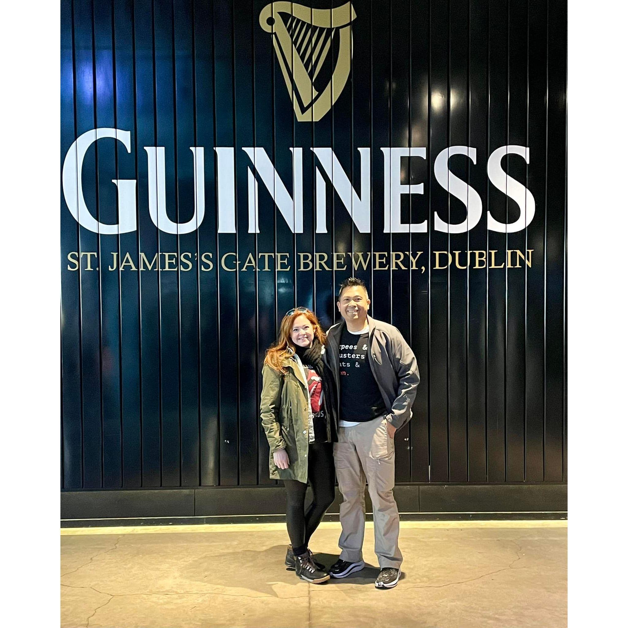Ireland Guiness Tasting Tour, April 2022