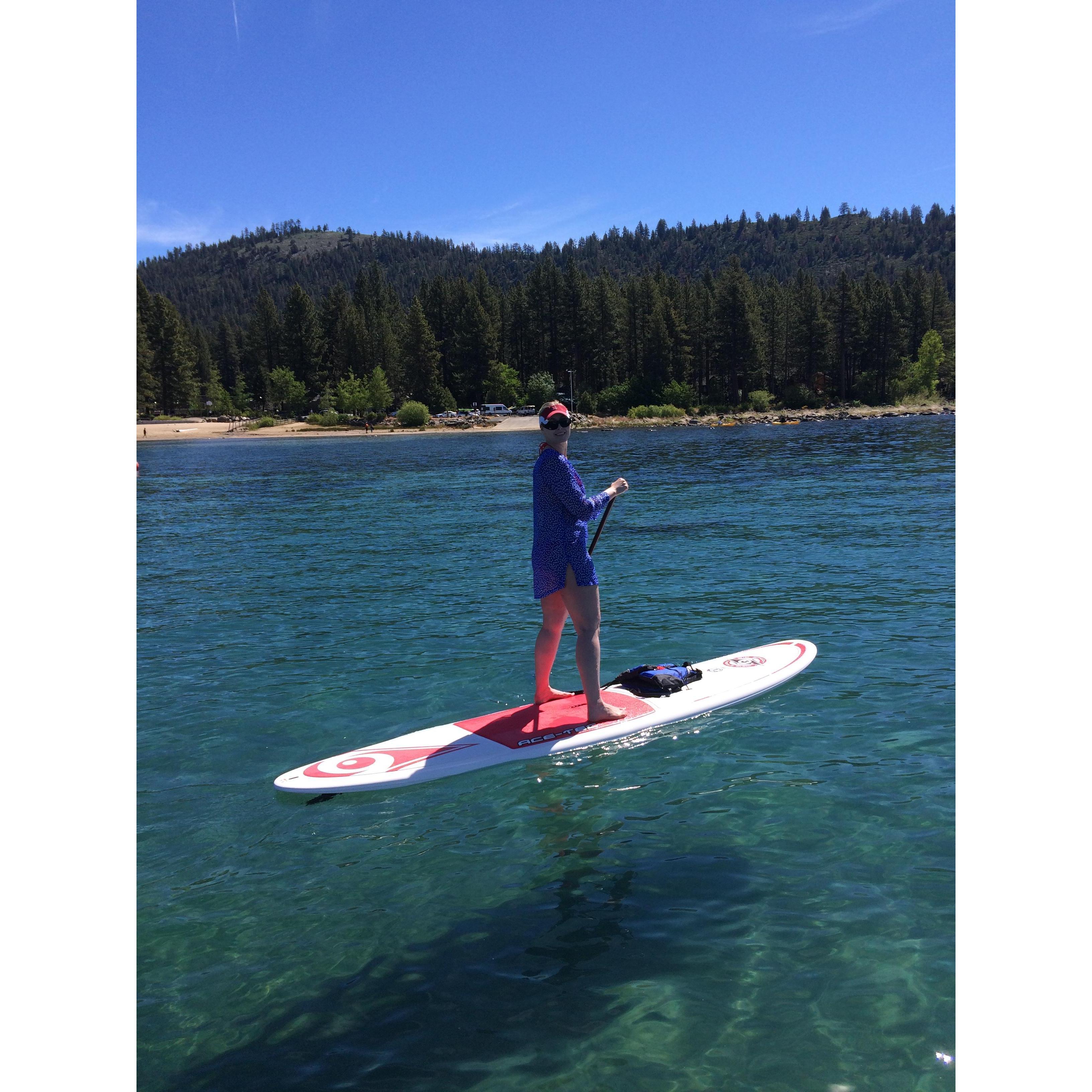 Paddleboarding on North Shore - Summer 2016