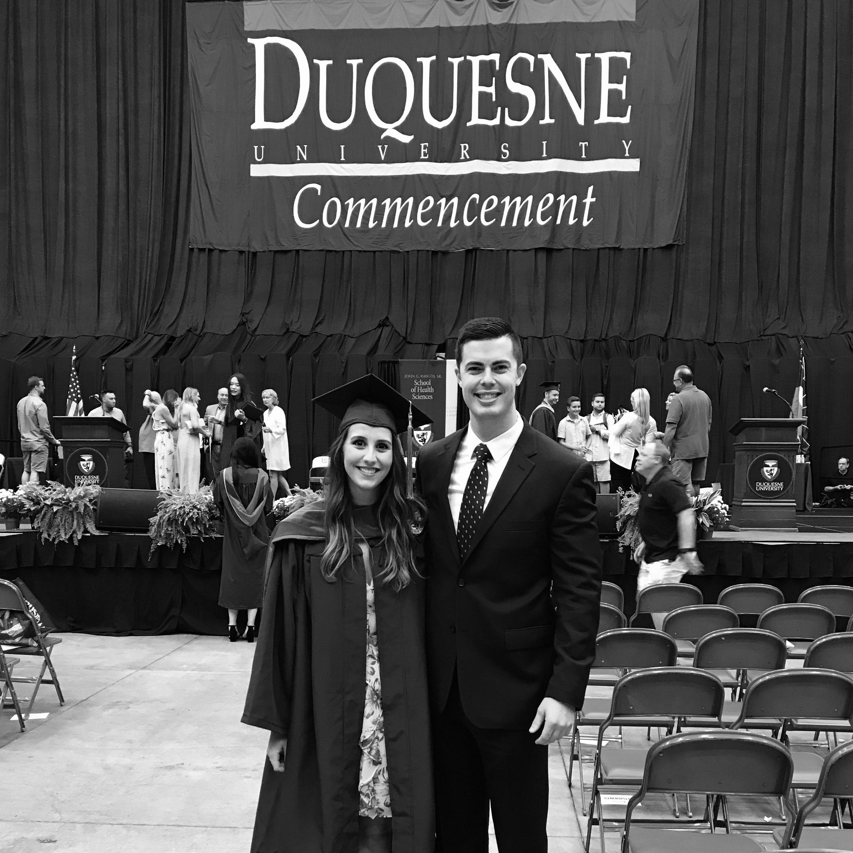Victoria's graduation from PT school.