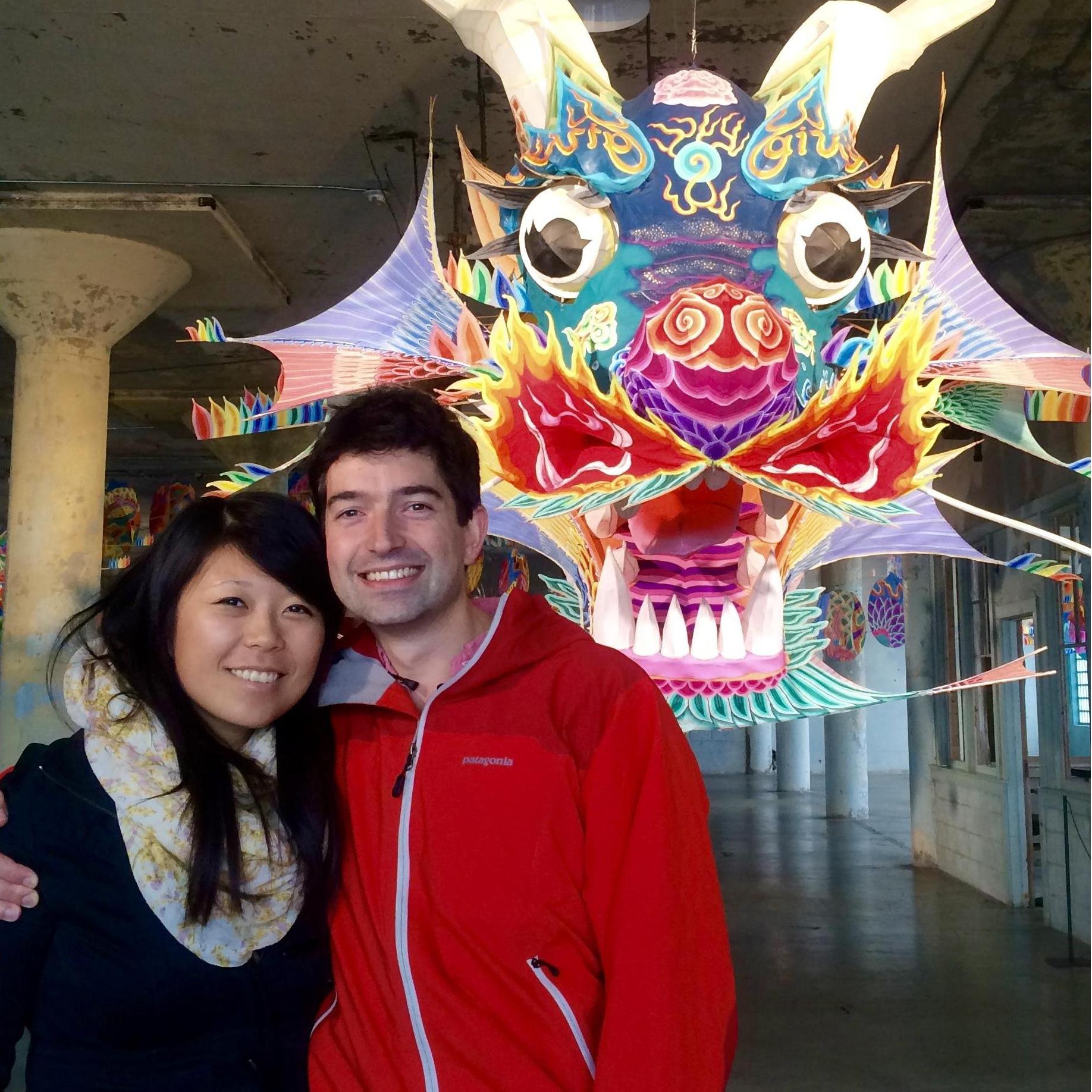 November 19, 2014. One of our very first dates! James booked tickets to Alcatraz Island to see an Ai Weiwei installation.