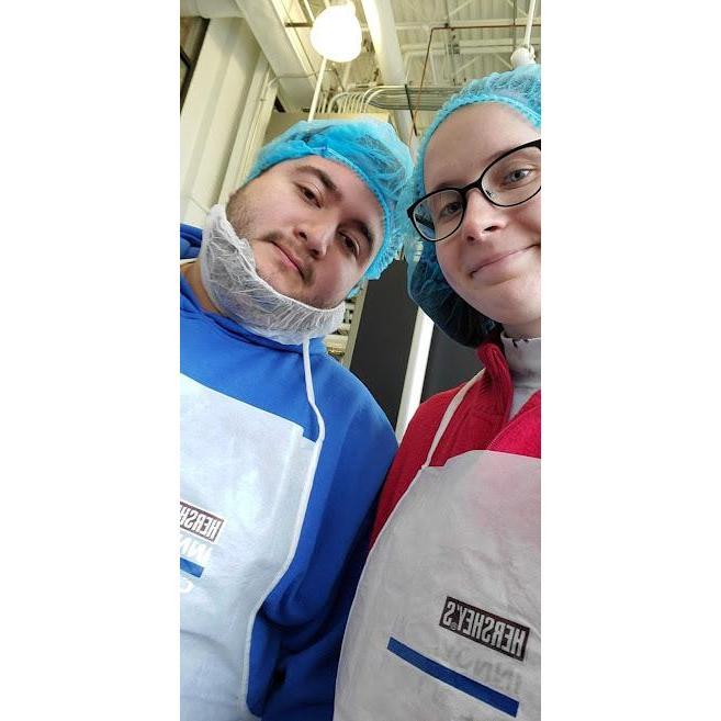 Hershey PA's Chocolate World! We made our own candy bars.