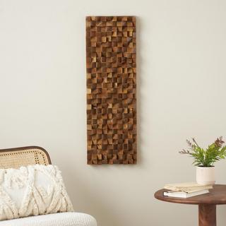 Small Geometric Handmade 3D Cube Inspired Wall Decor
