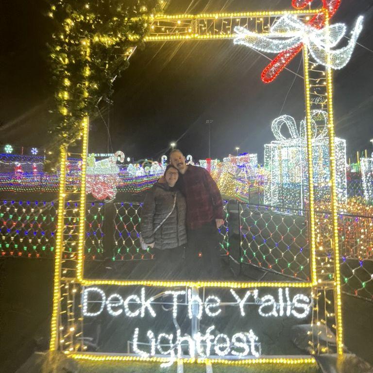 Deck the Y'alls LightFest at the Y'all's baseball stadium! 12-16-2024