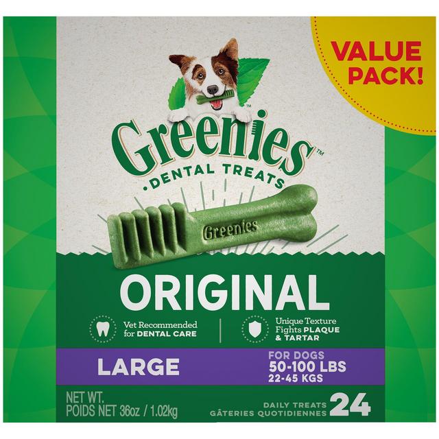 Greenies Original Large Dental Dog Treats