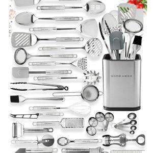 Home Hero 54 Pcs Stainless Steel Kitchen Utensils Set