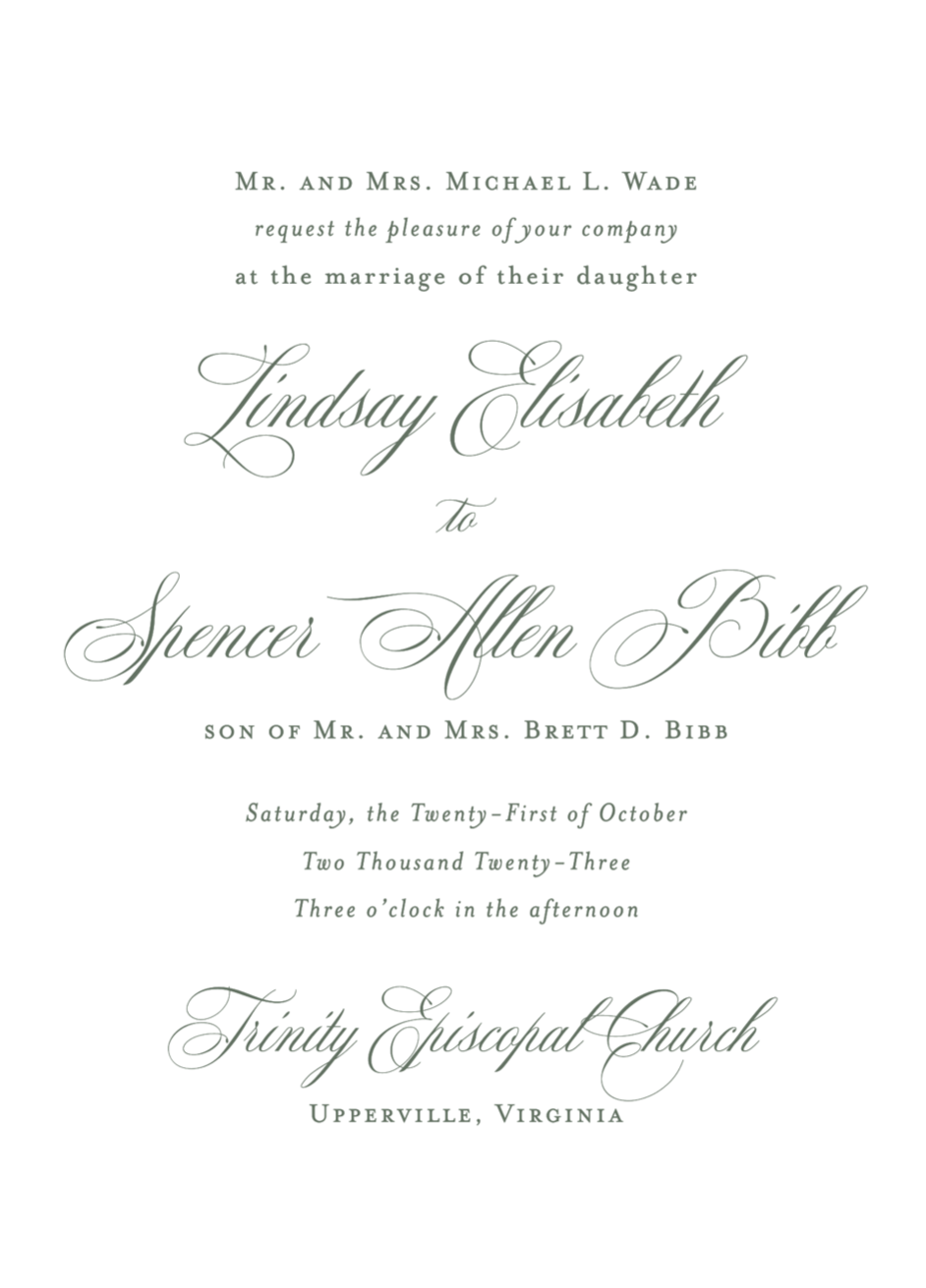 The Wedding Website of Spencer Bibb and Lindsay Wade