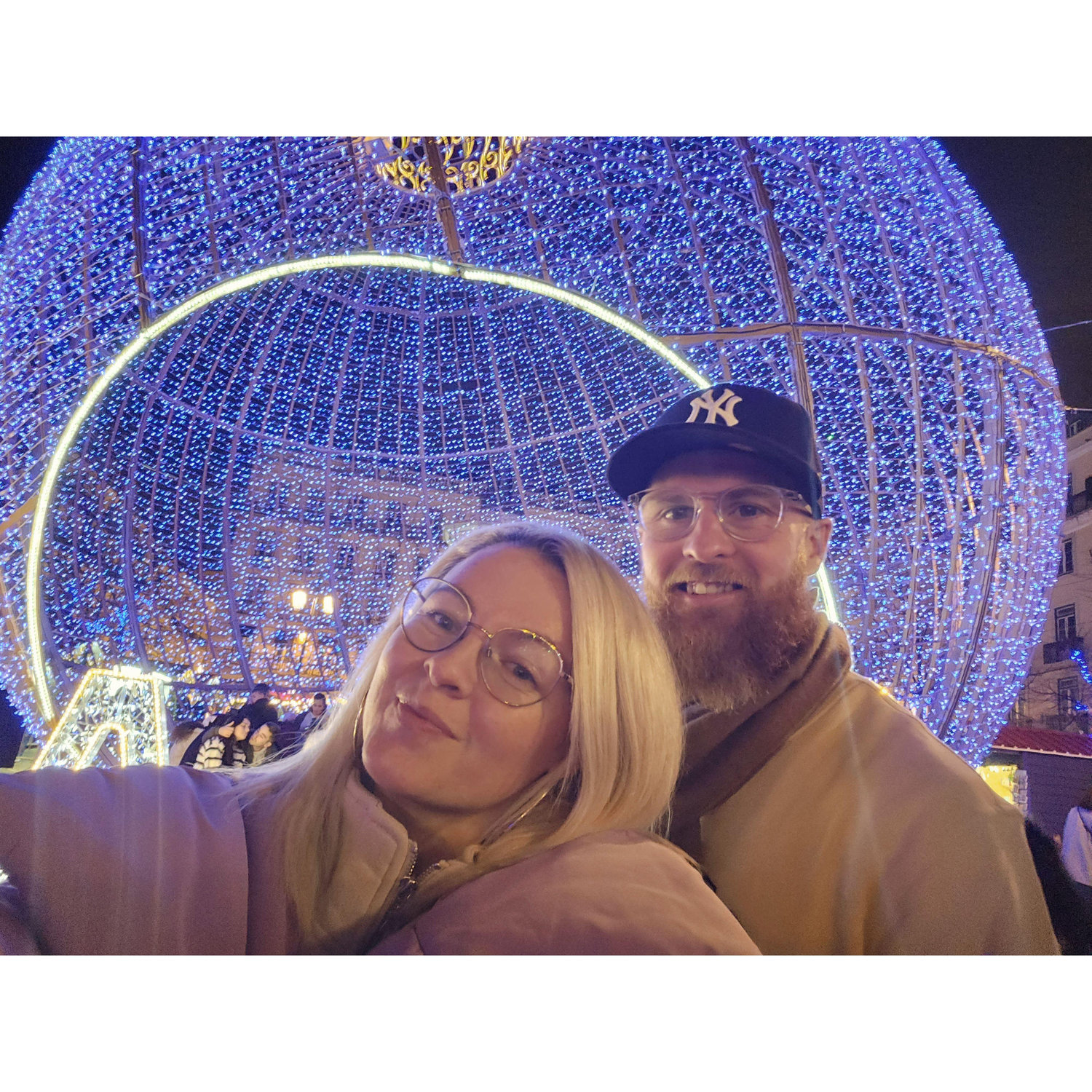 That summer rolled into December — Lisbon, Christmas in Falmouth by the sea (which Ryan insists was a “Turkey and Tinsel” event, Sarah strongly disagrees).