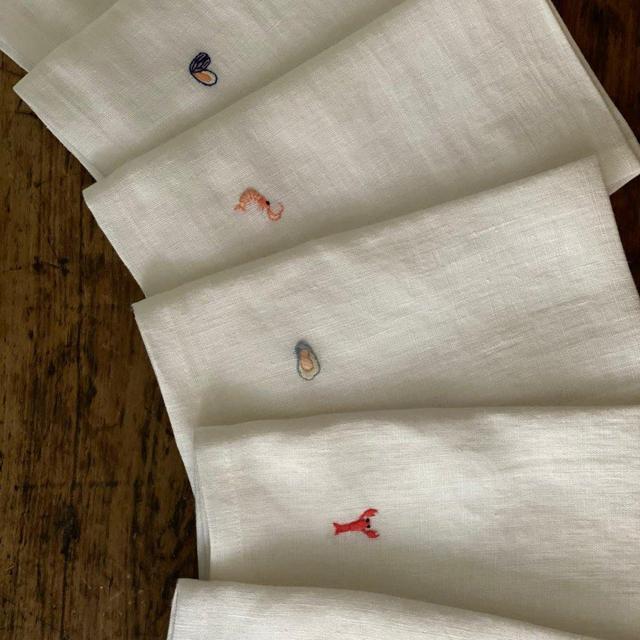 Mighty Shellfish Napkin, Set of 6