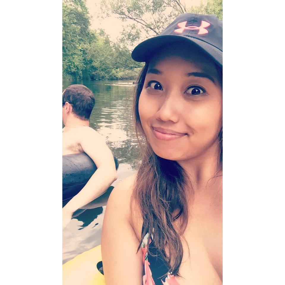 First and only time tubing together... when I left the keys in his truck... so we had to call Gabe to rescue us.