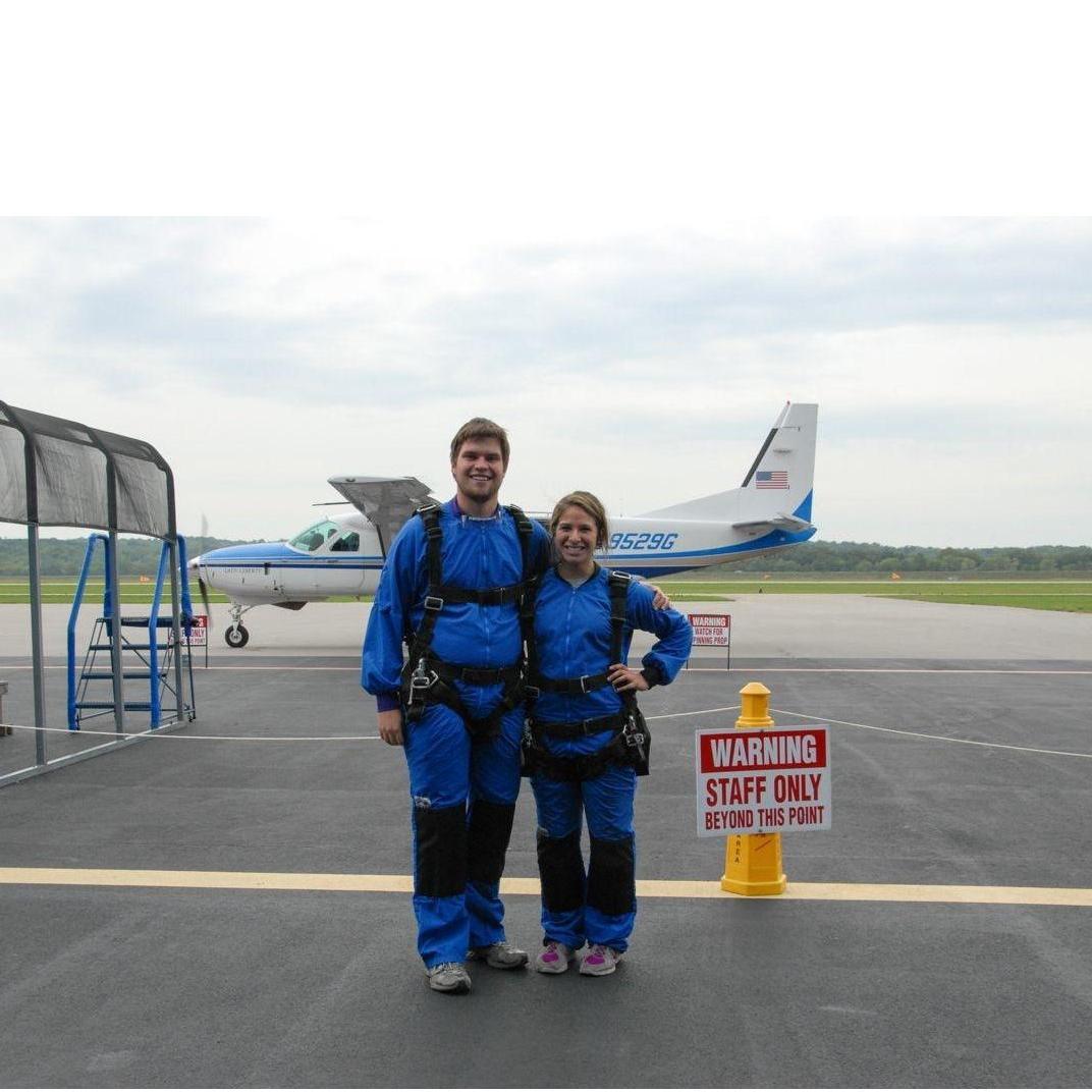 That time Colin convinced Alex to jump out of a plane together, Summer 2012