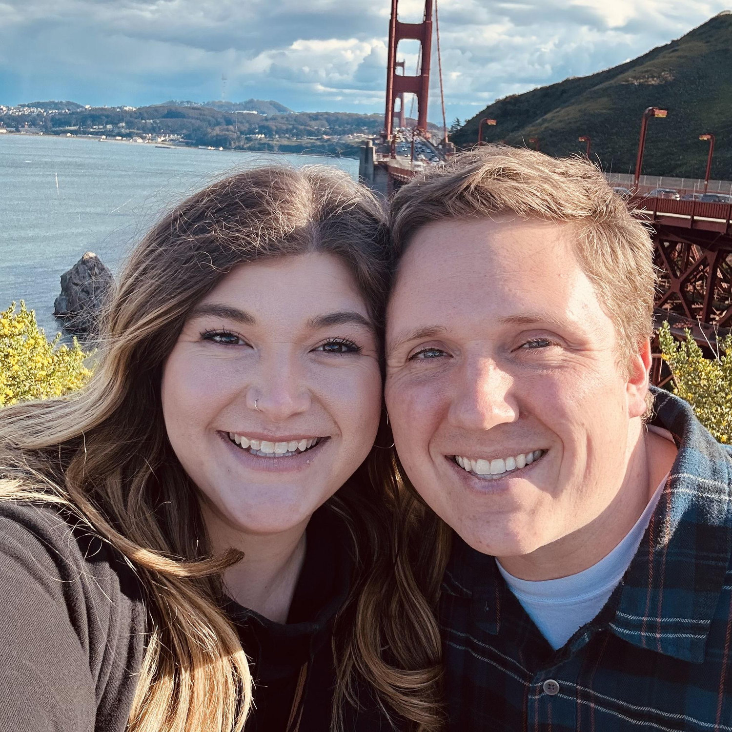 Our first airplabe trip to California!
