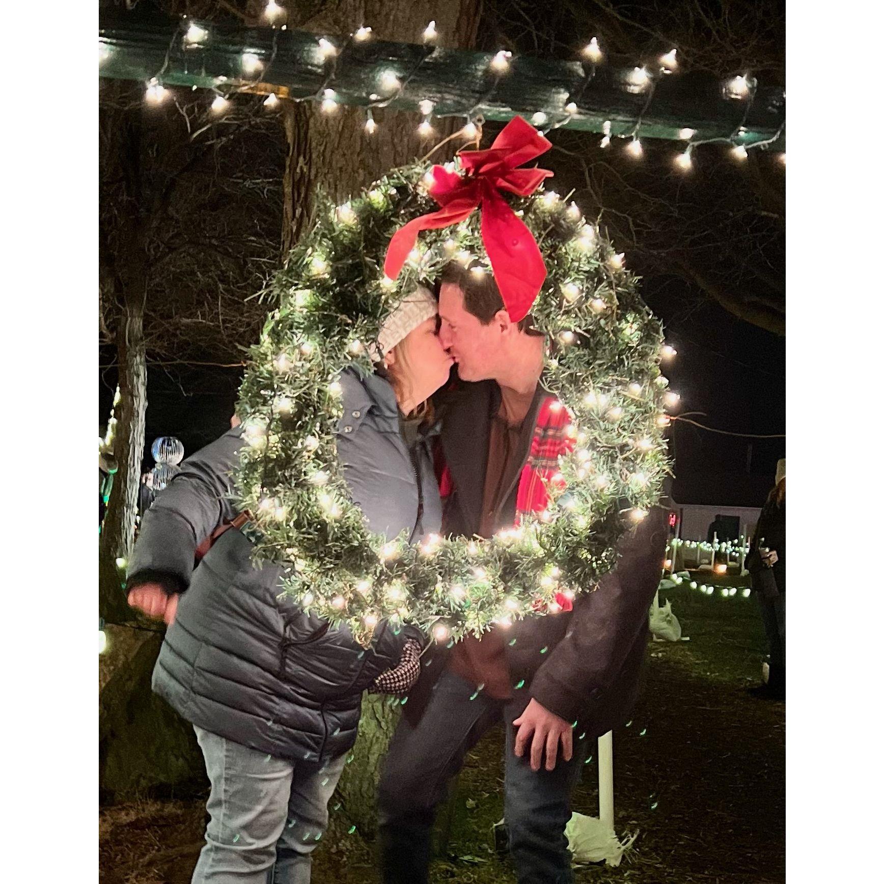 Christmas lights at Overly's