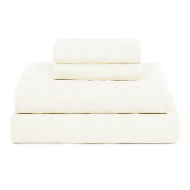 100% French Linen Sheet Set - Full - Cream | BOKSER HOME