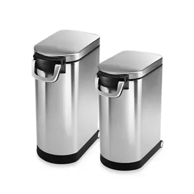 simplehuman® 40-Liter Stainless Steel Pet Food Storage Can