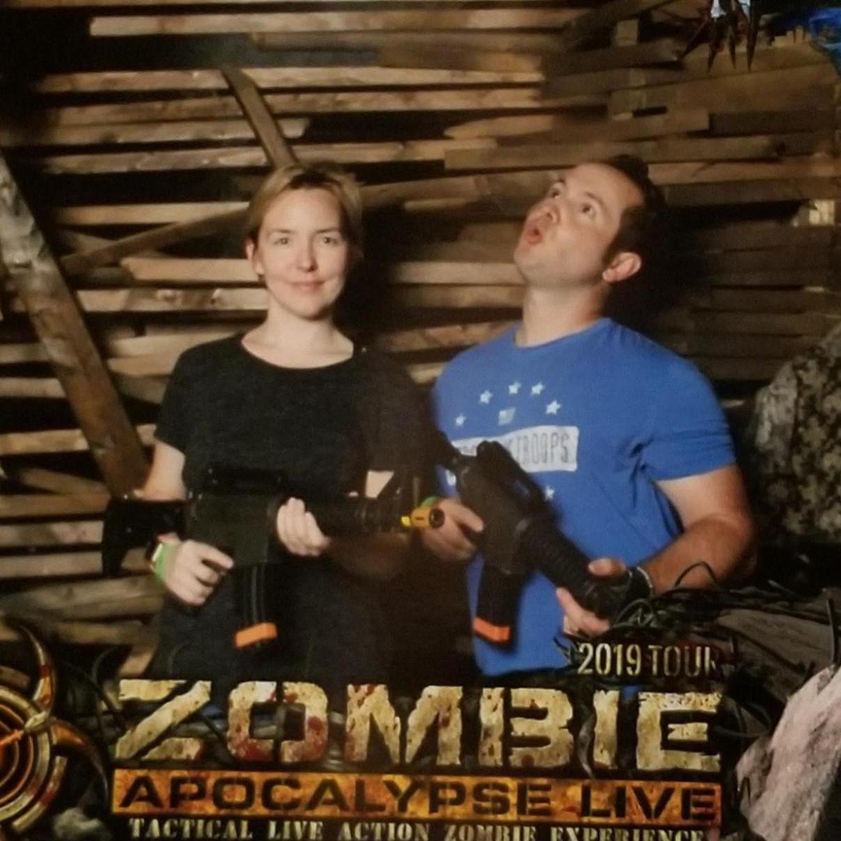 Zombie hunt date night