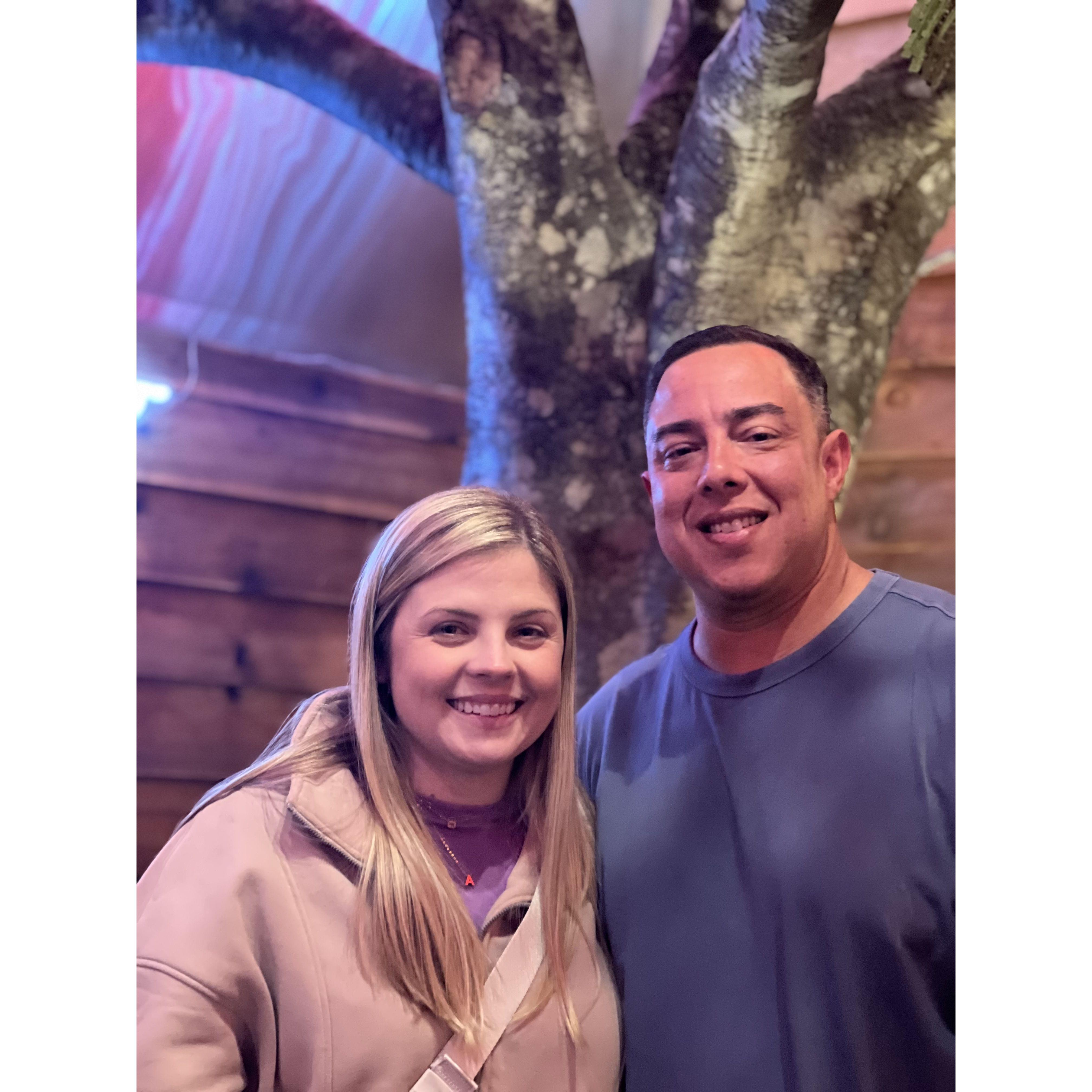 Taken at a Puerto Rican restaurant during our trip to Tampa!