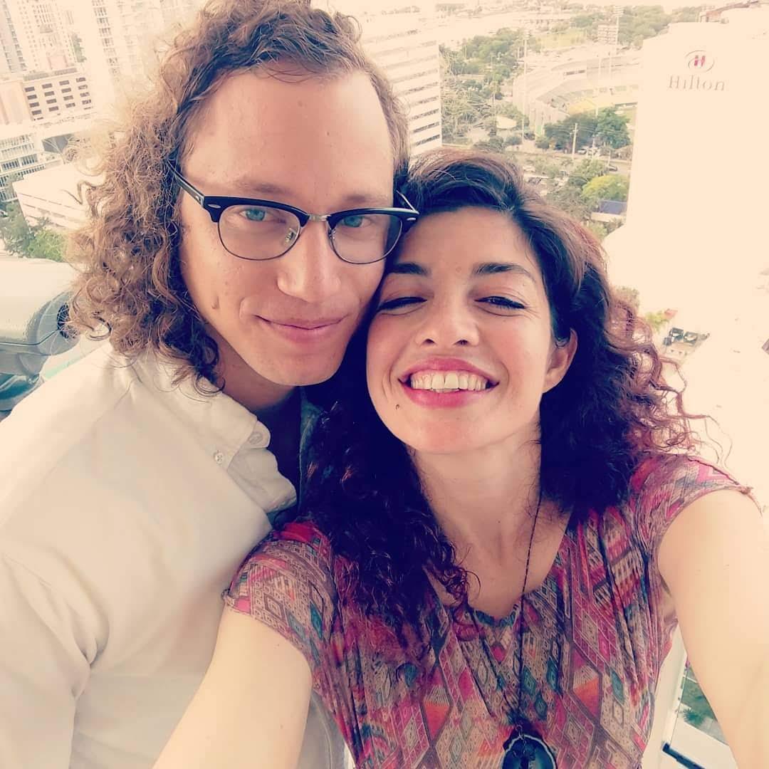 At our first wedding :) We salsa danced through the entire evening. Here is when l saw ourselves dancing our lives away, together.