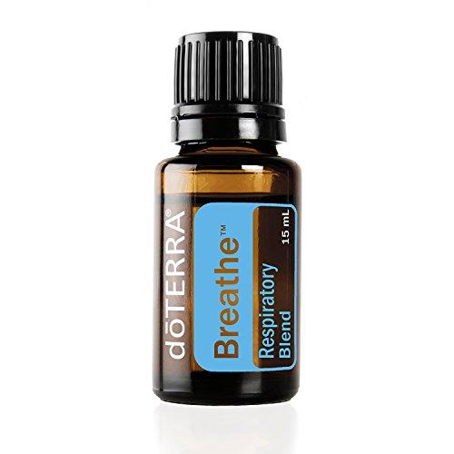 doTERRA - Breathe Essential Oil Respiratory Blend - Promotes Restful Sleep, Feelings of Clear Airways and Easy Breathing, Helps Minimize Seasonal Threat Effects; for Diffusion or Topical Use - 15 mL