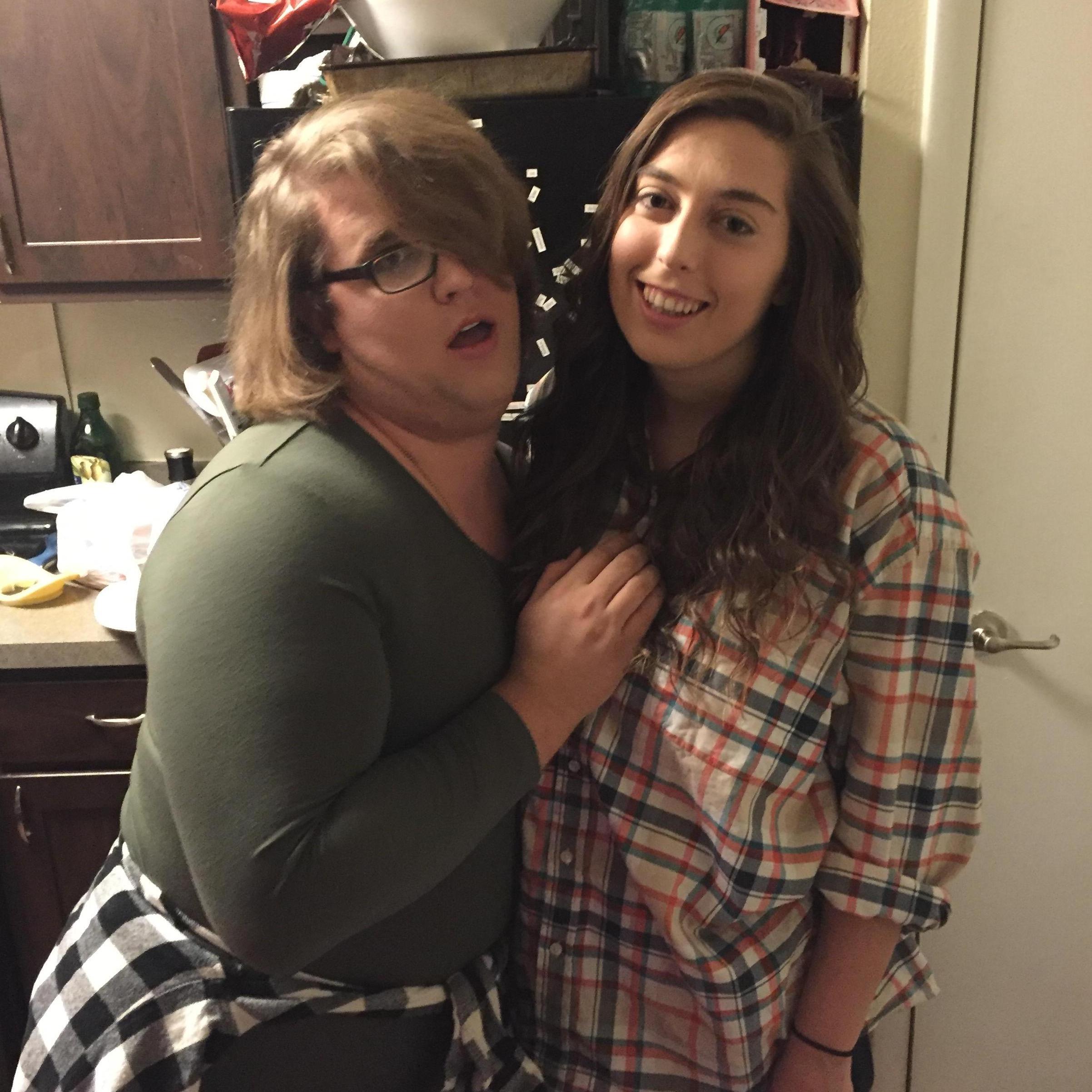 THE HALLOWEEN WE DRESSED UP LIKE EACH OTHER.