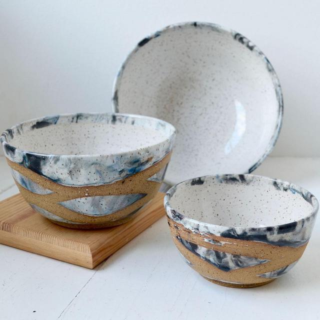 Wave Bowl, Set of 3