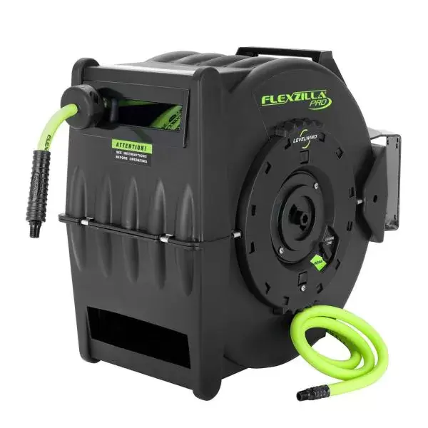 Flexzilla 3/8 in. x 75 ft. Retractable Air Hose Reel