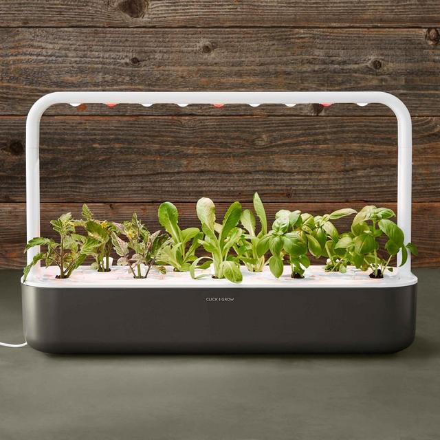 Click and Grow Smart Garden, 9 Pod, Grey