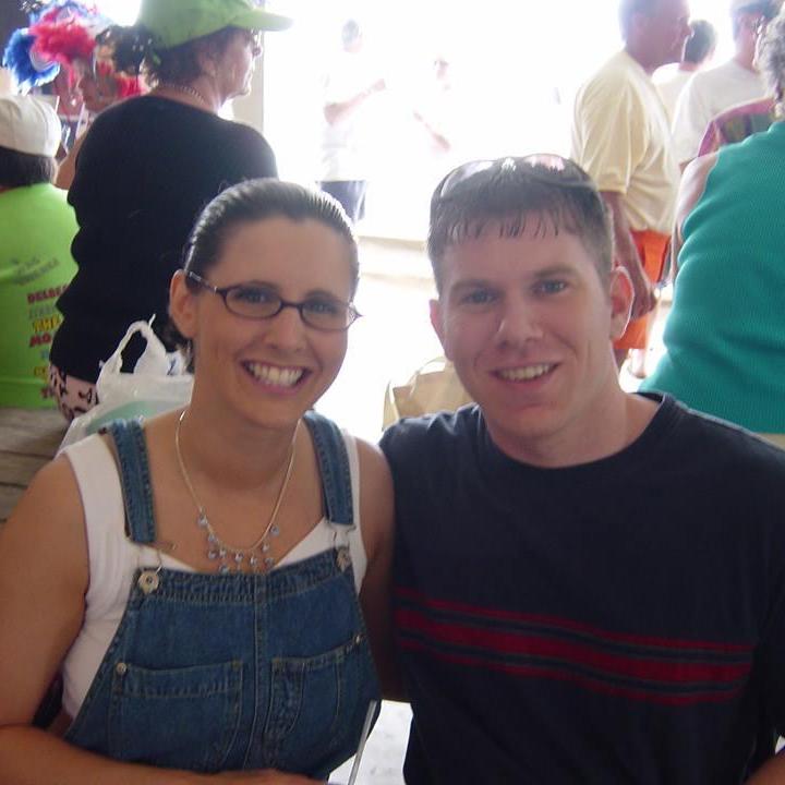 First SOS together sitting at the OD pavilion, where the wedding will be located.