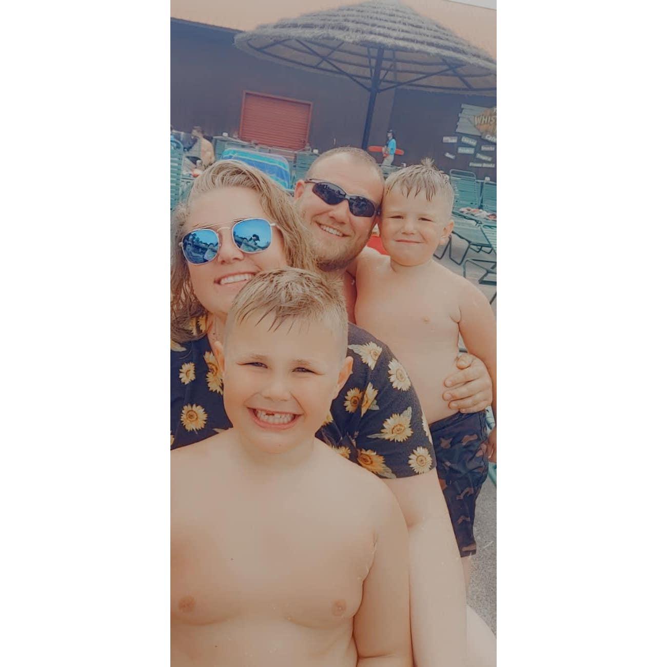 Our first time at the Water Safaree in the Adirondacks