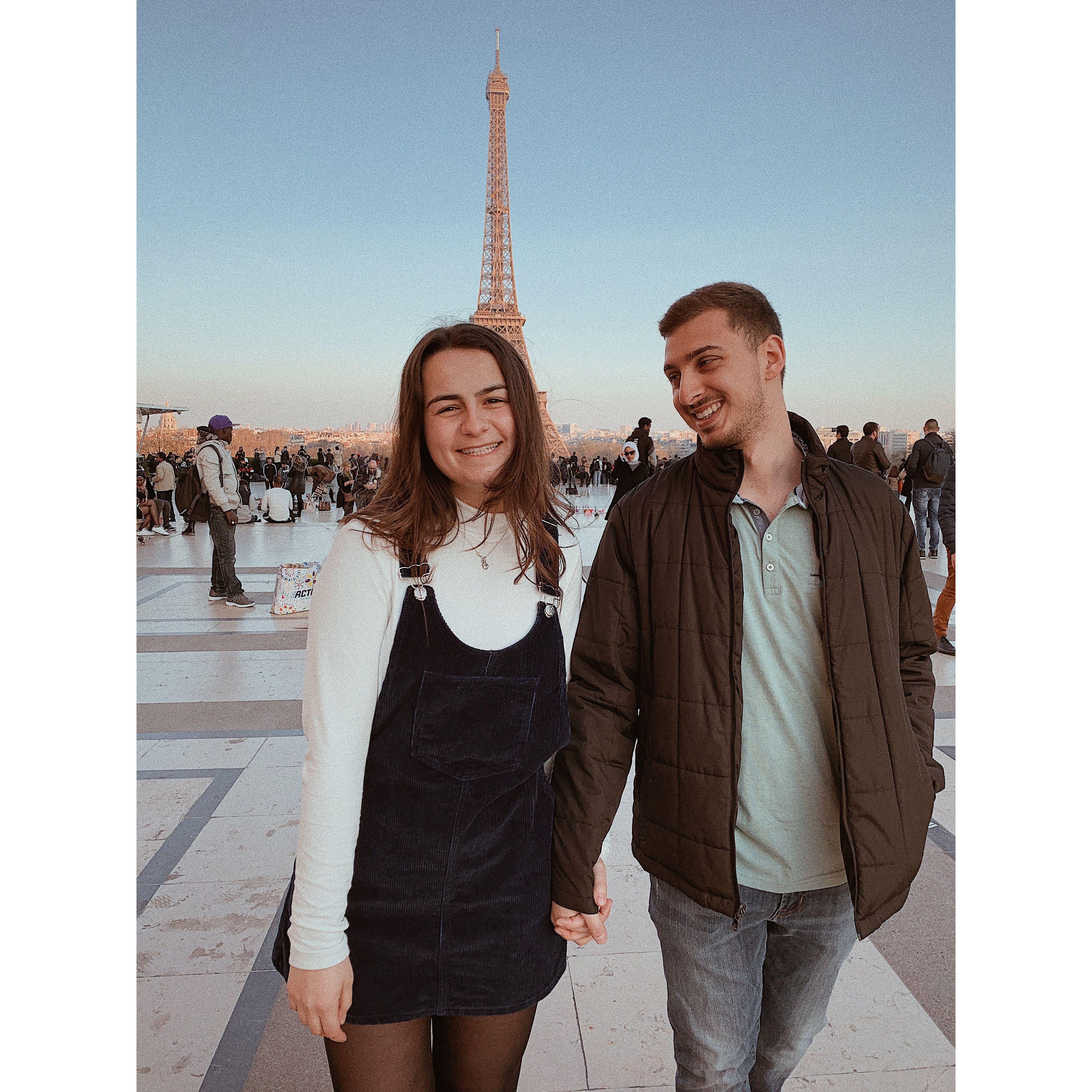 Cevat visiting Cassandra abroad in Paris! March 2019