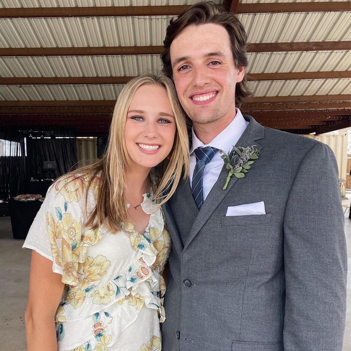 July 2021: Jeff’s cousin’s wedding! Carolyn met the whole fam at once!