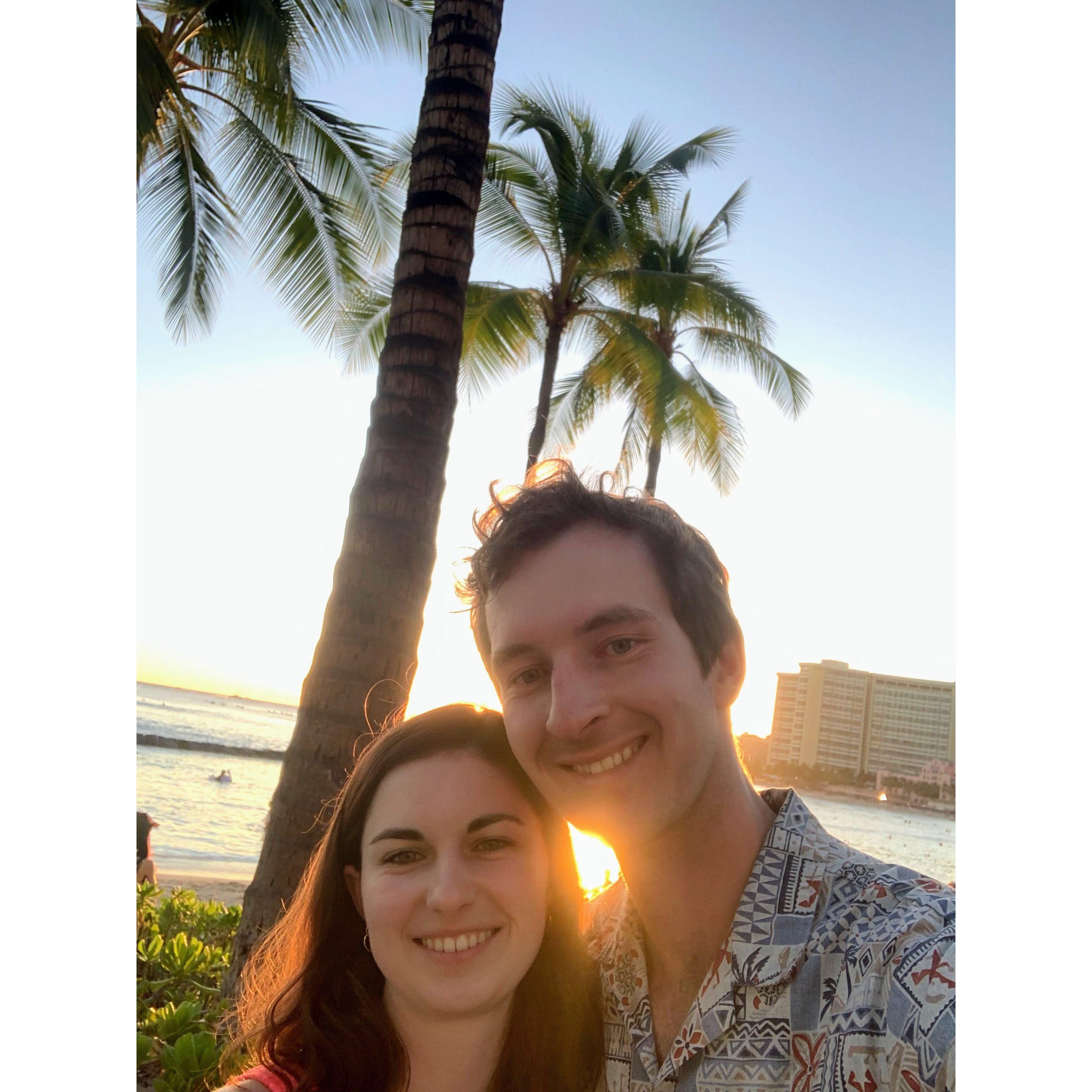 Oahu, Hawaii July 2022 the day we got engaged
