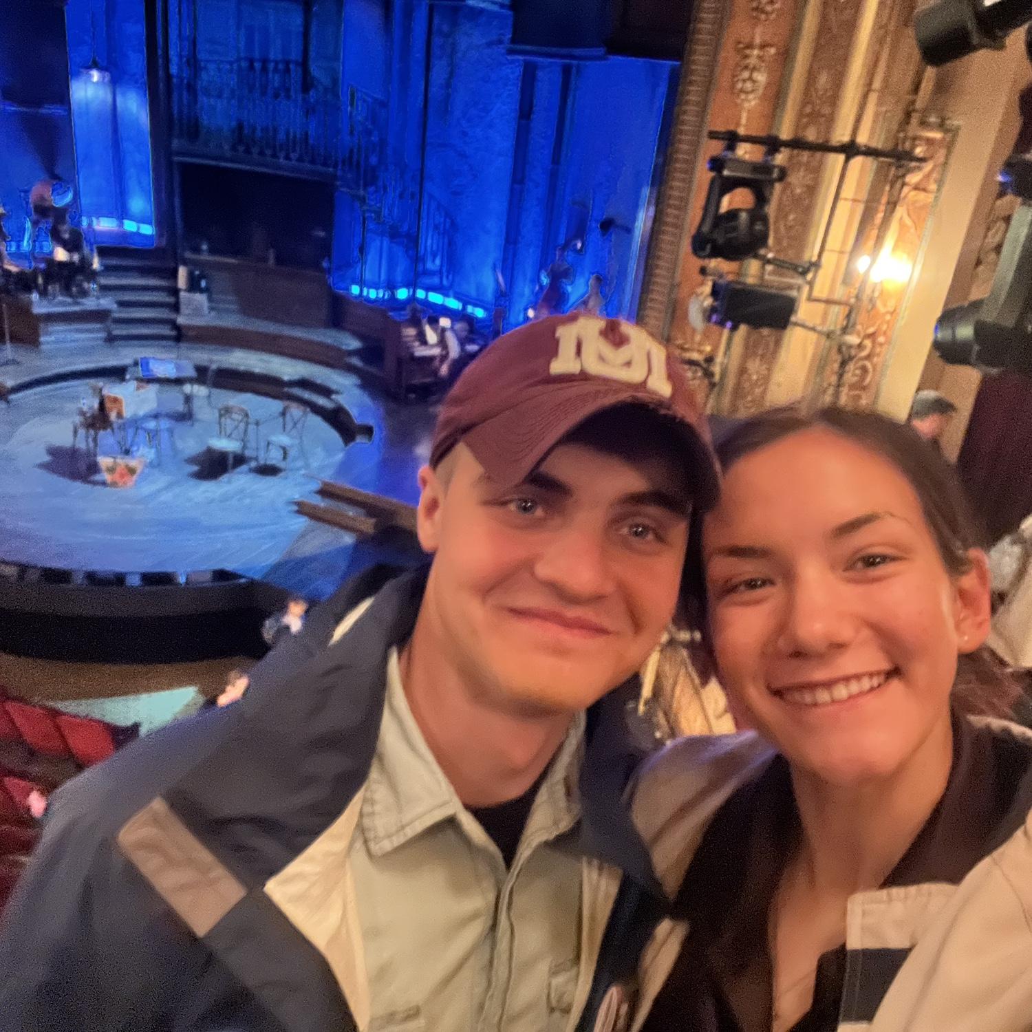 Veronica quickly introduced Jonathan to her love of theater by bringing him to NYC to see Hadestown. He showed his gratitude by getting into a minor car crash on the way back to Annapolis.