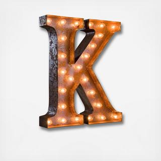 Letter Marquee Light