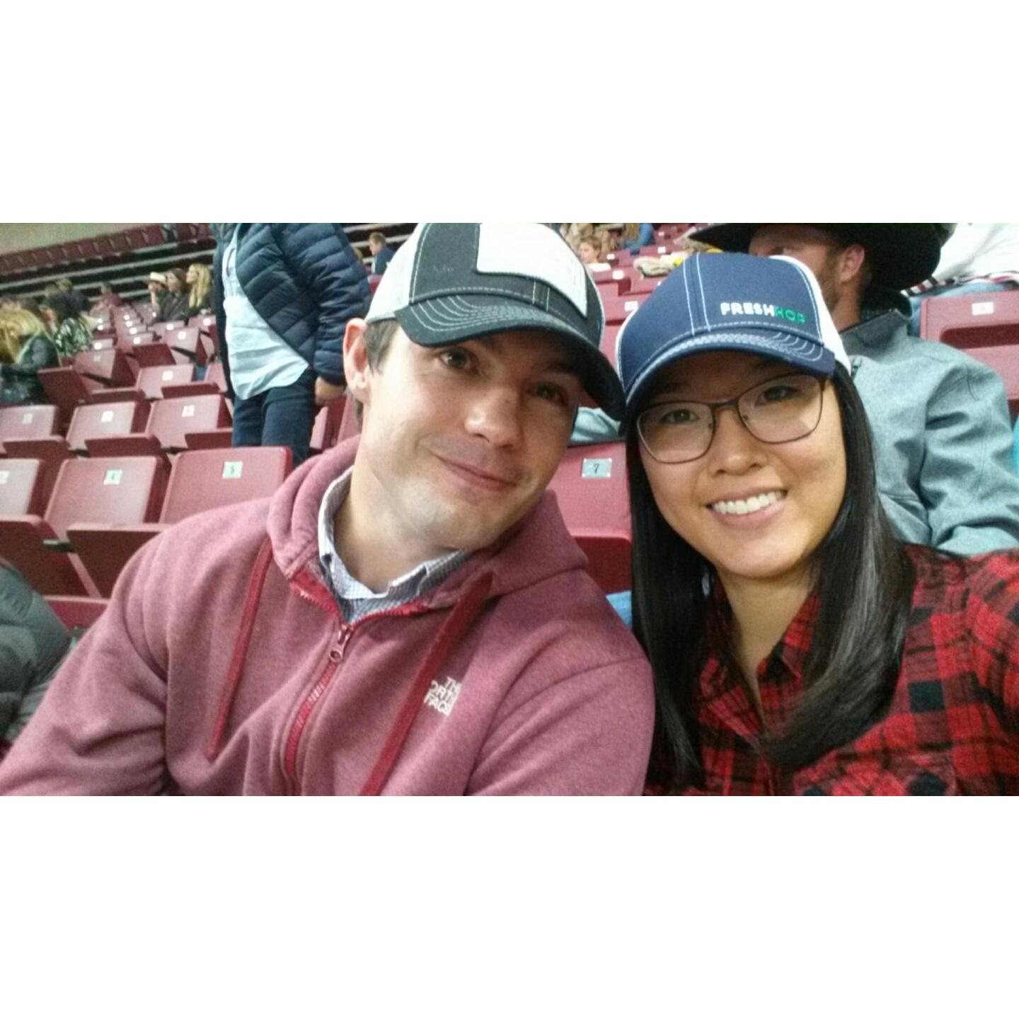 Rachel's first Rodeo.