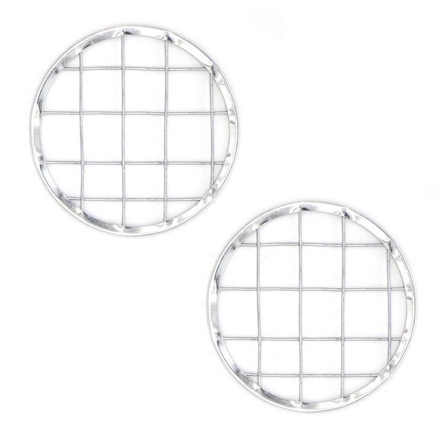 Dohia Mason Flower Jar Frog Insert Metal Flower Lid Insert for Wide Mouth Mason Canning Jars Mason Grid Flower Organizer Lid Insert with Straw Hole ST1-CHGWP