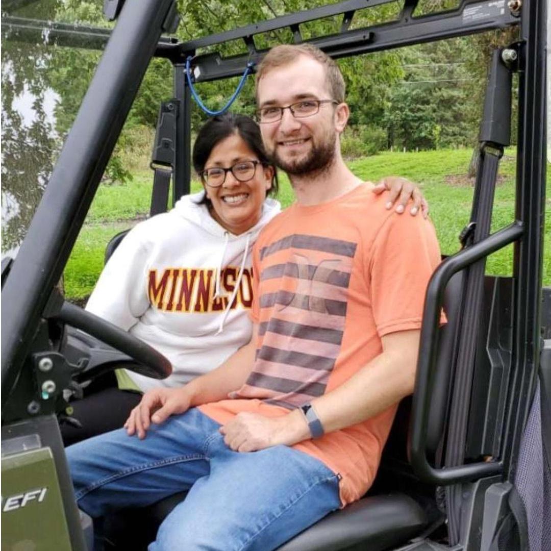 4-Wheeler at Jordan's parent's house in Litchfield, Minnesota