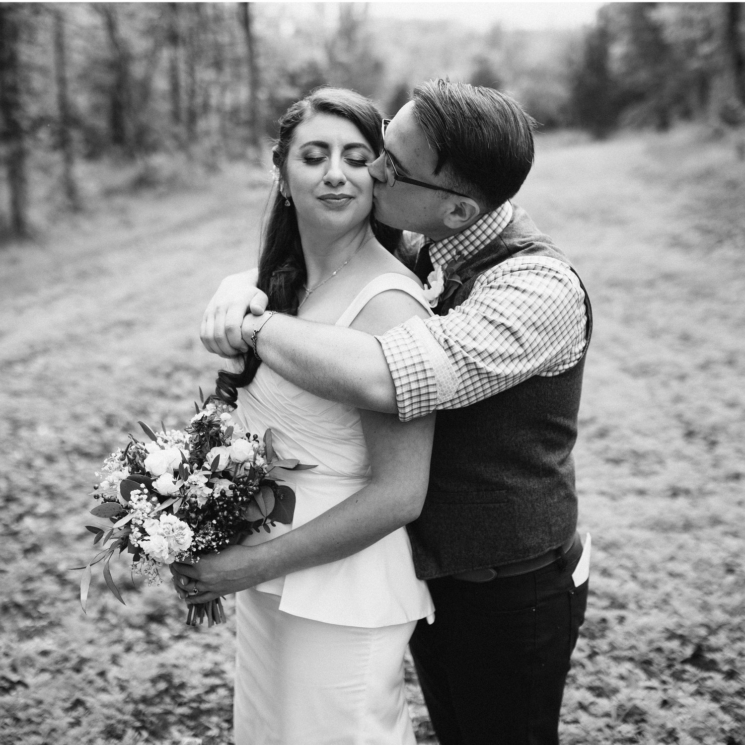 Millions of mosquitoes couldn't dampen the mood when Vince and Anna got married on May 20th in a small civil ceremony.