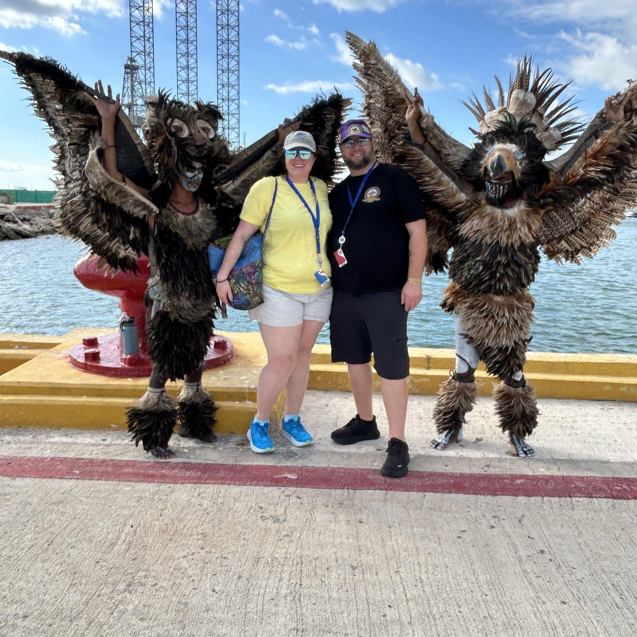 Off the ship in Progresso