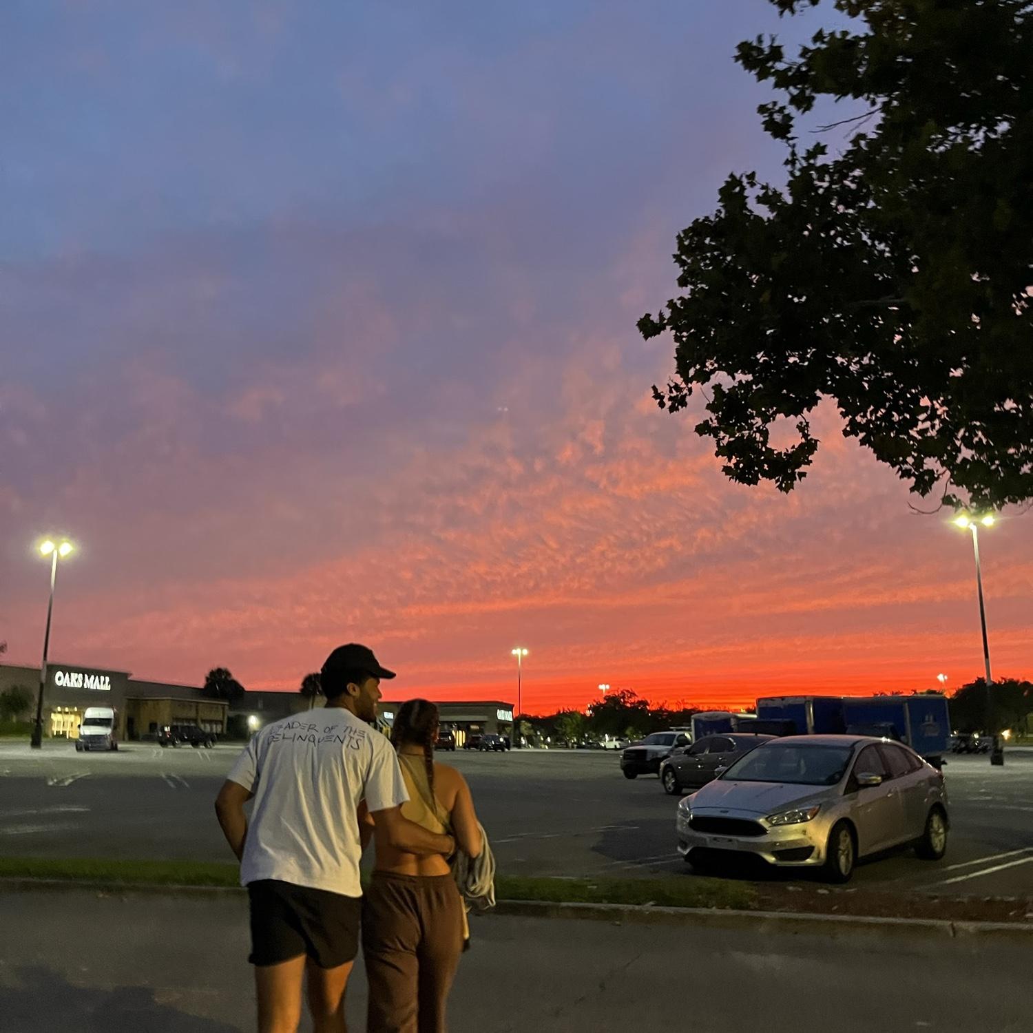 First of many sunsets together 🌅