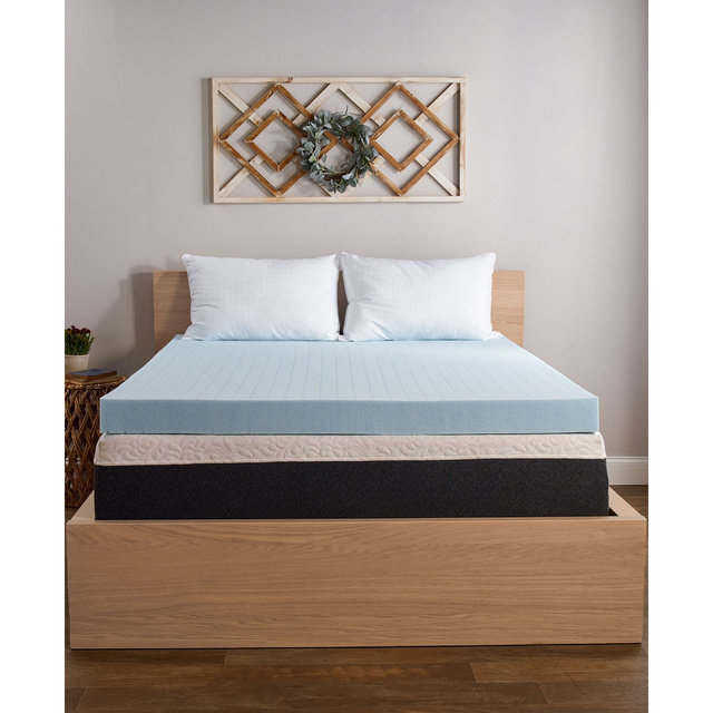 Comfort Tech TheraGel 4" Memory Foam Mattress Topper, Full