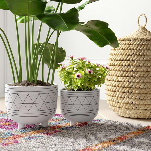 Laclede 2-Piece Ceramic Pot Planter Set