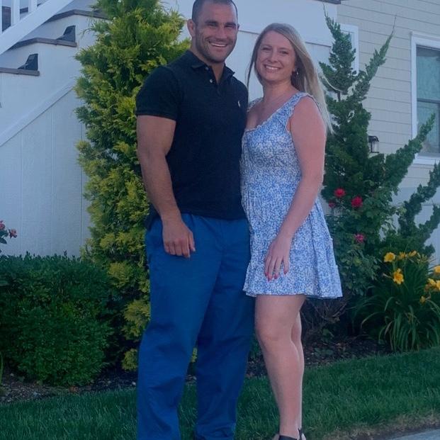 Having fun at the Jersey shore.