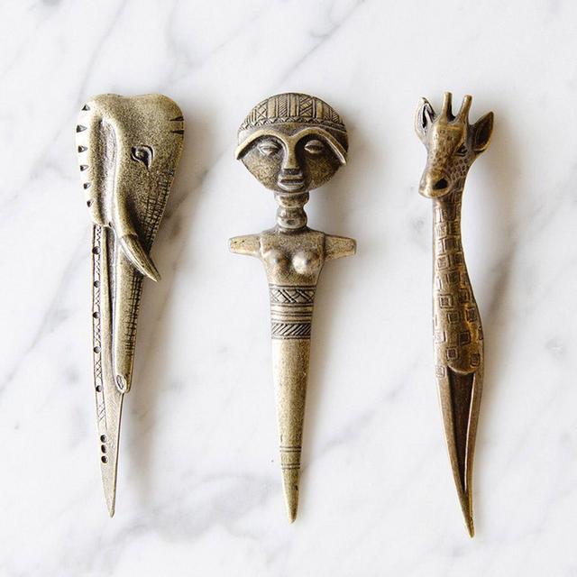 Brass Letter Opener - Giraffe