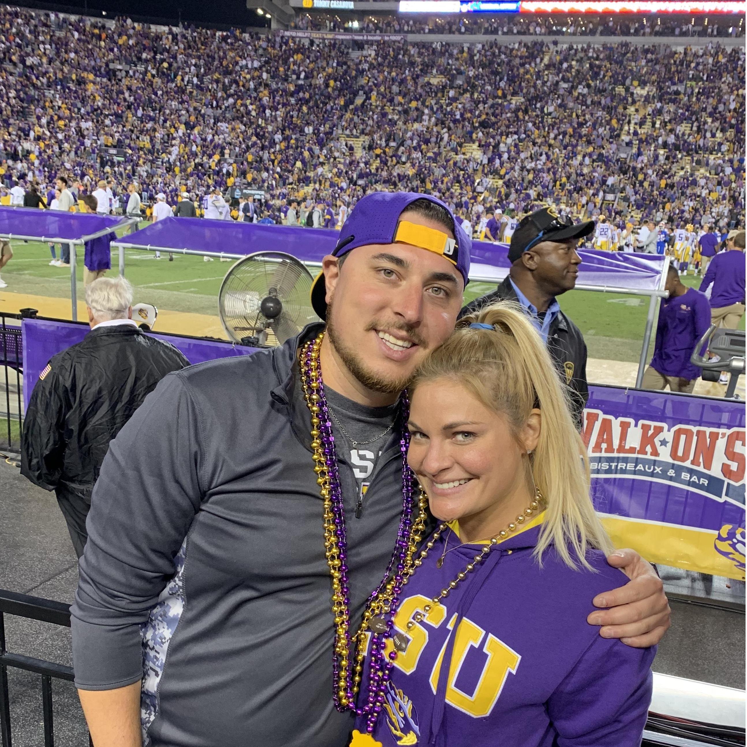 There's nothing better than a tailgate in Death Valley--Geaux Tigers!