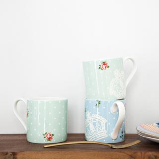 New Country Roses 4-Piece Mug Set