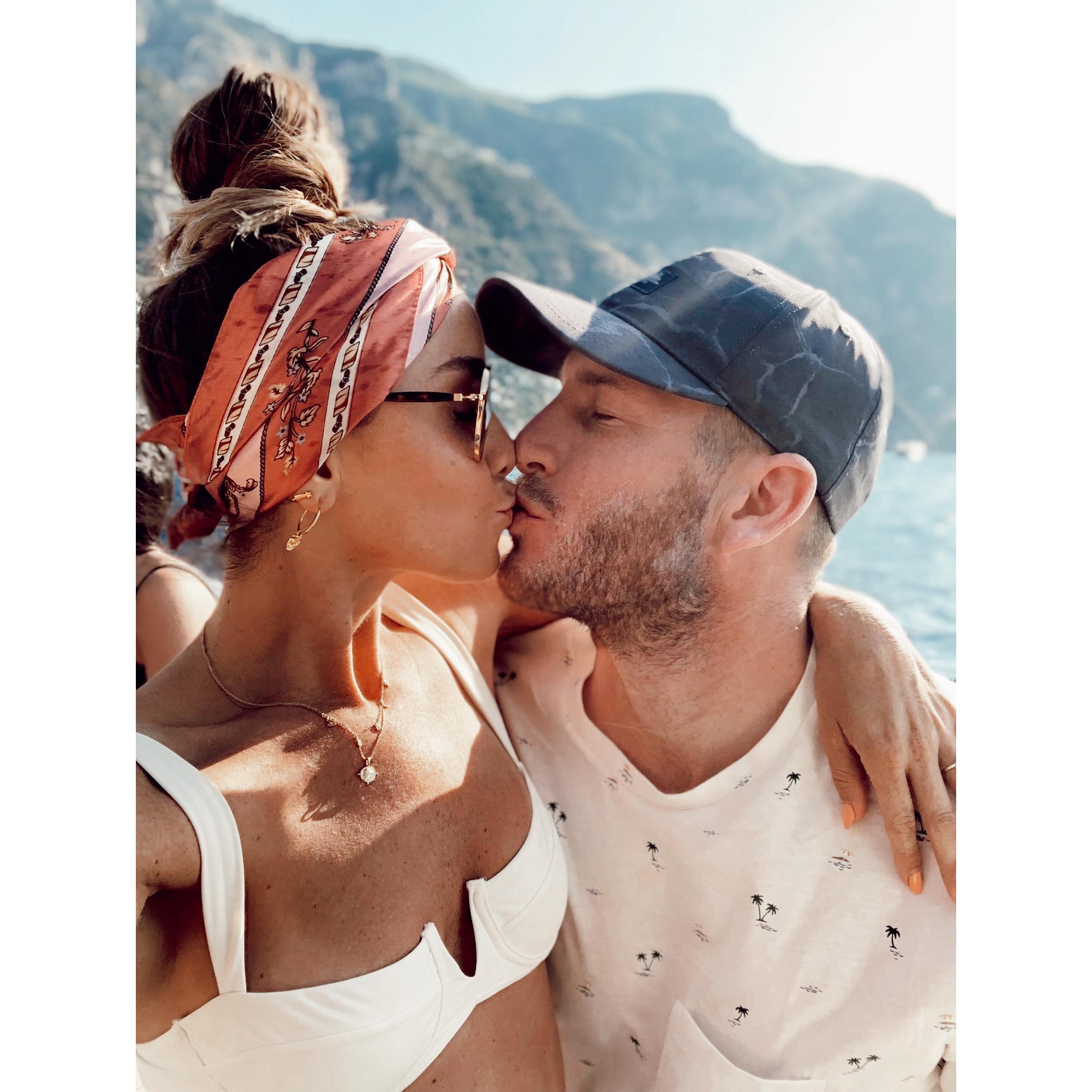 On our way to Capri for the first time