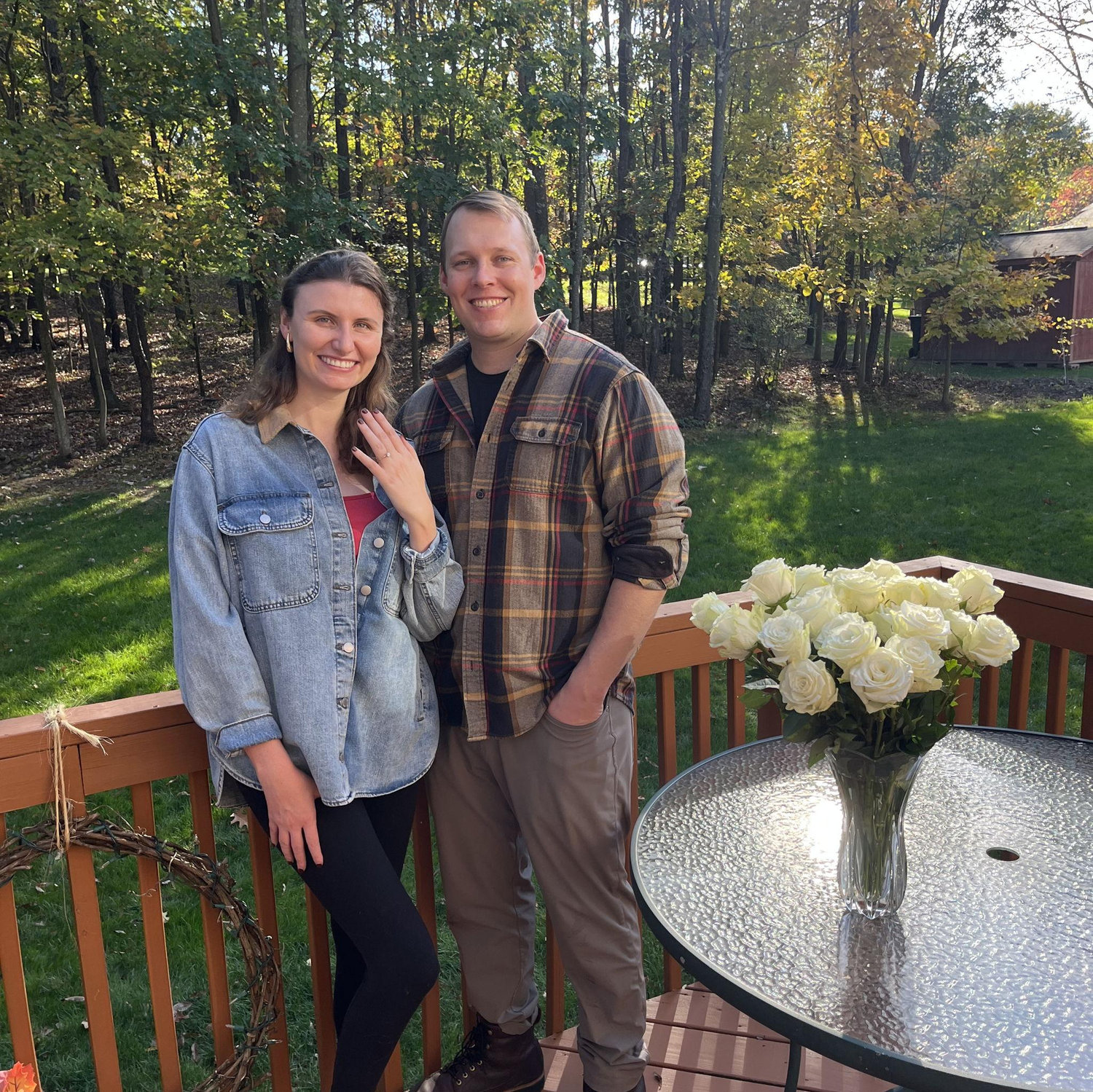 October 18, 2025! The day we got engaged!